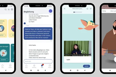Printscreen der SUI App