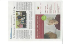 Baarer Zytig - 2 x Weihnachten - Sammelaktion für Bedürftige