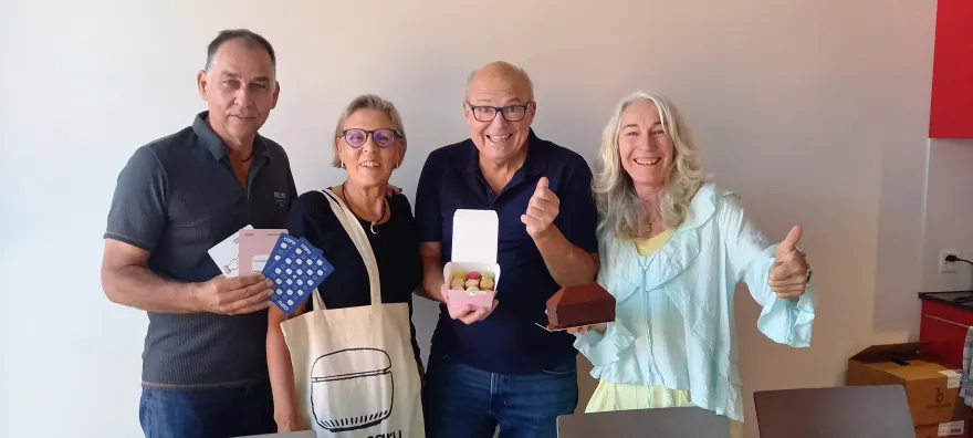 Das Notrufteam gewinnt beim Caru Sommerwettbewerb